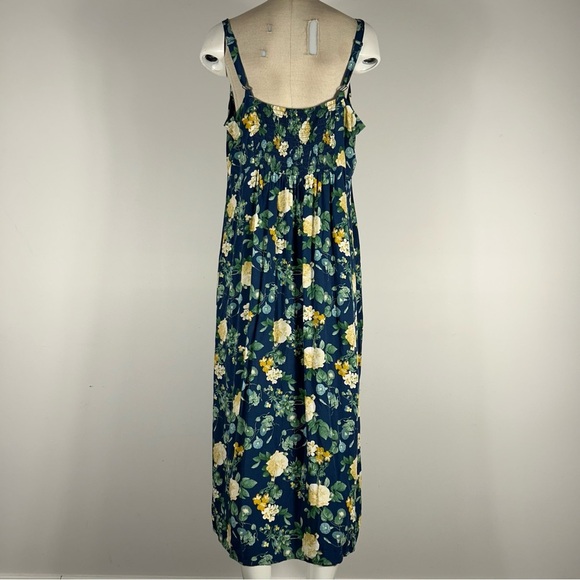 💕 old navy Floral Blue Sleeveless Maxi Dress XL - Picture 1 of 13